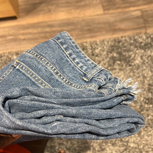 Shein blue flare leg pants. US 2. - Picture 5 of 6